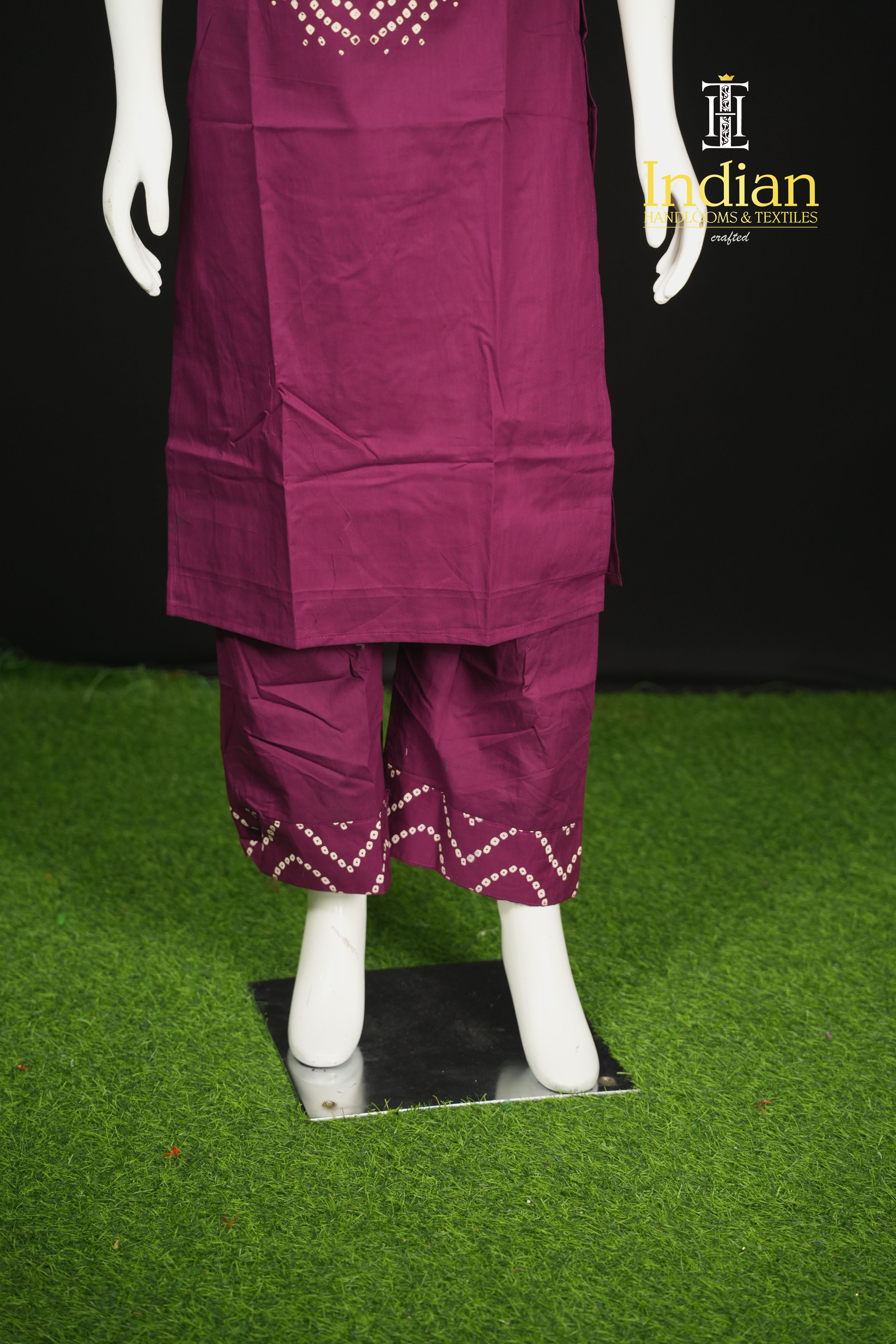 Soft Cotton 2Pcs Sets-Dark Wine
