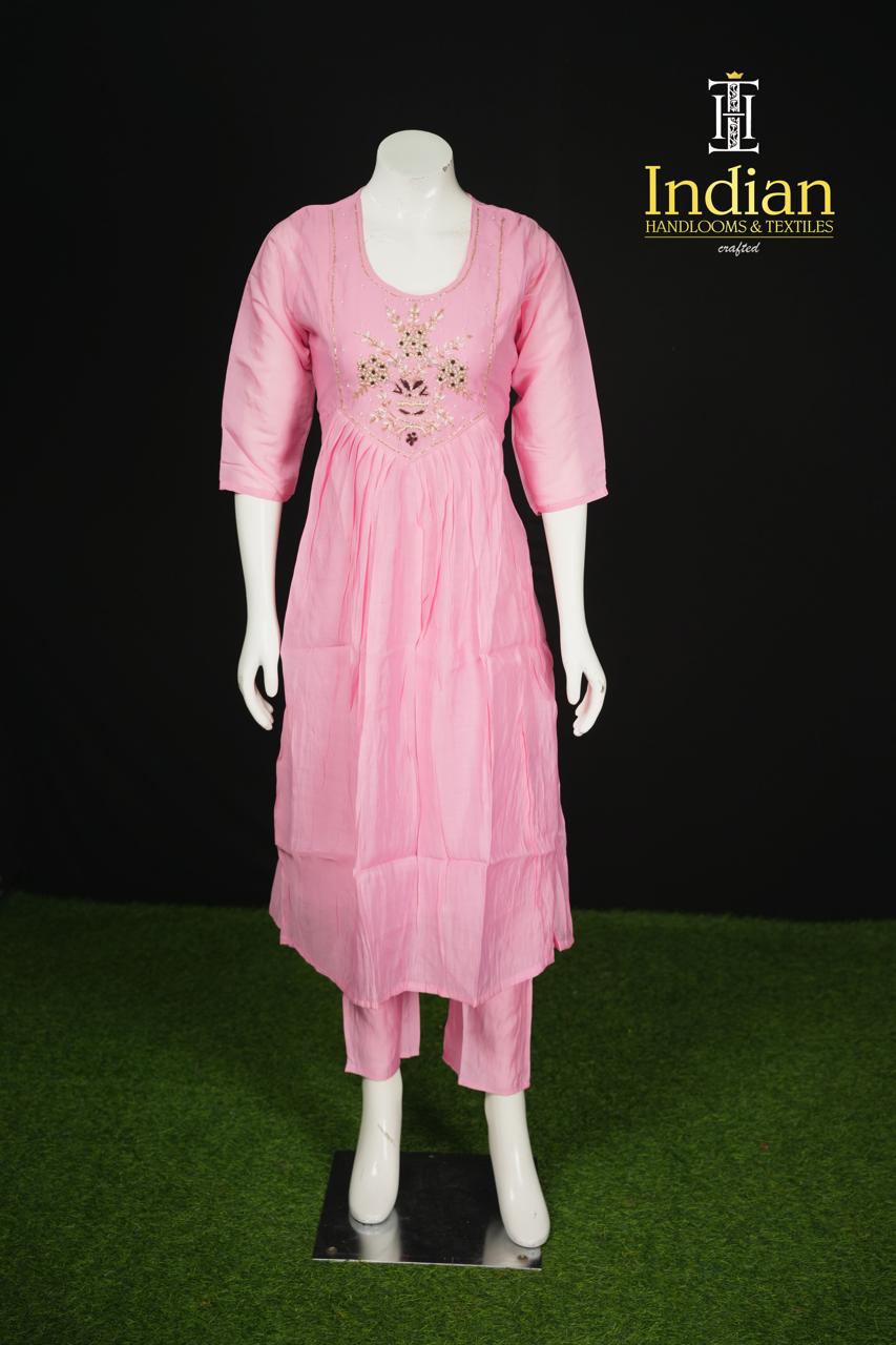 D Roman Silk Sets - Peach