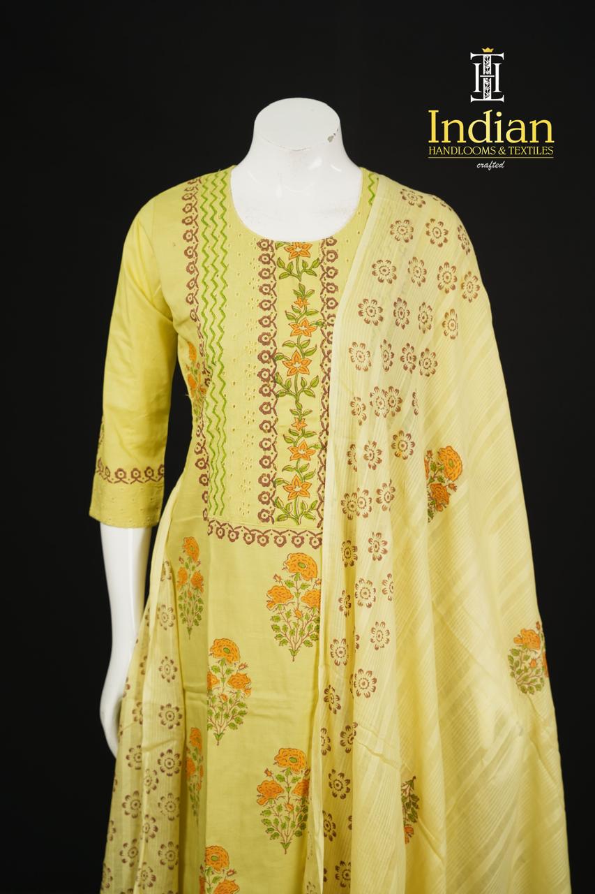 T Hakoba Mul Cotton Sets - Green