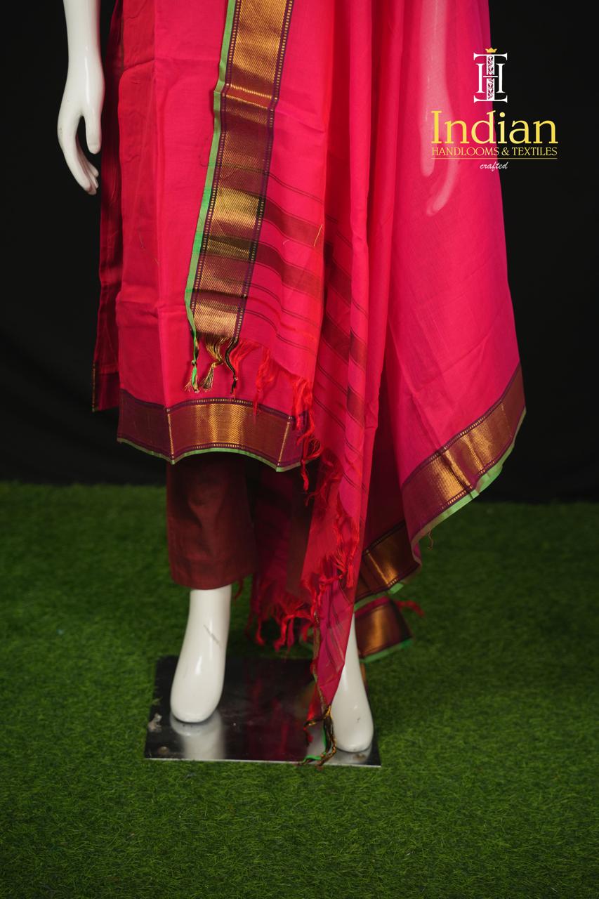 Narayanpet Pattu Sets - Red