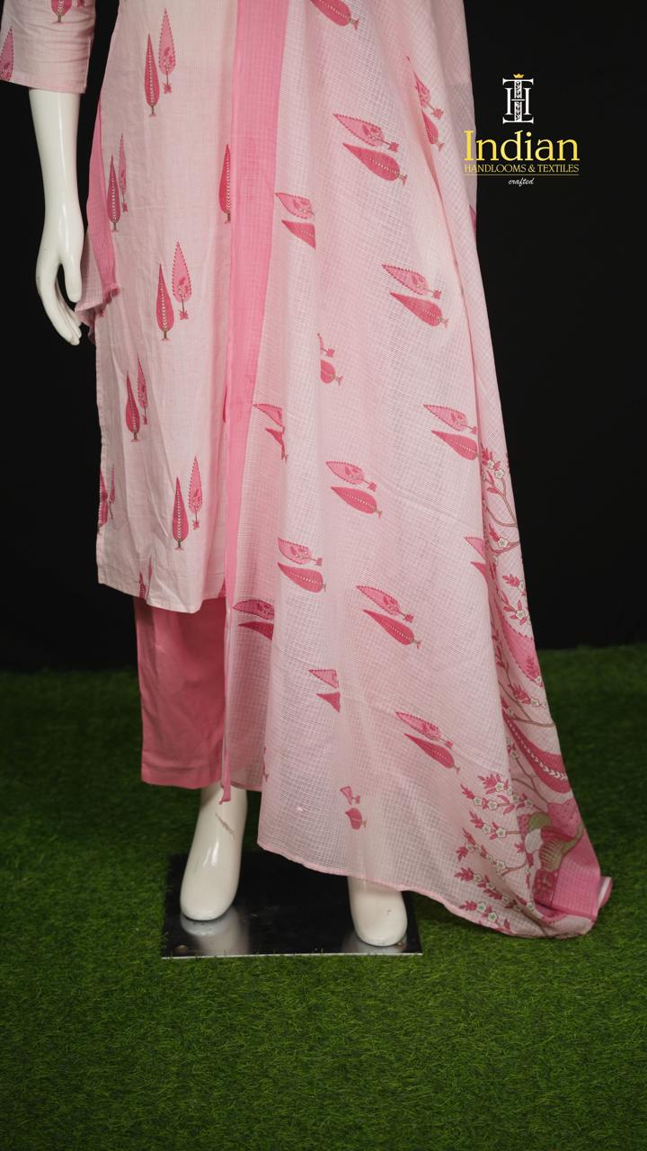 Premium Jaipuri Cotton Sets - Peach Pink 1